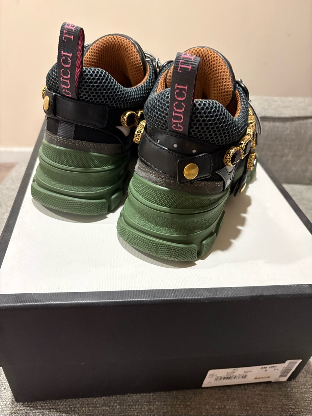 Gucci Men’s Flashtrek Sneakers - Picture 3 of 5